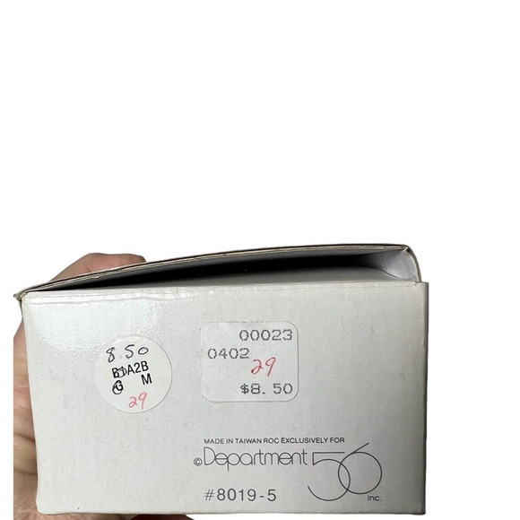 Department 56 Poinsettia Silver Gold Candle Snuffer 8019-5 Original Box Unused - Picture 3 of 7